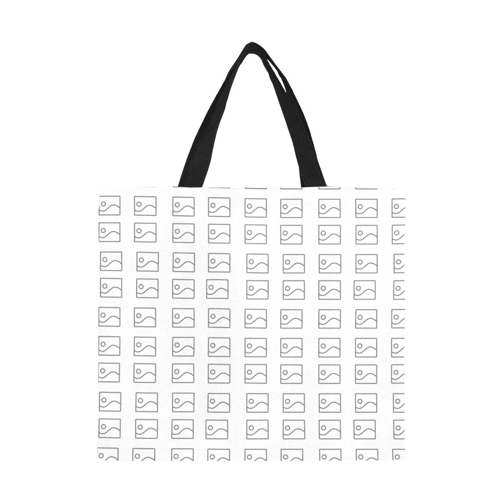 Bolsa Tote de Lona con Estampado Completo – Grande