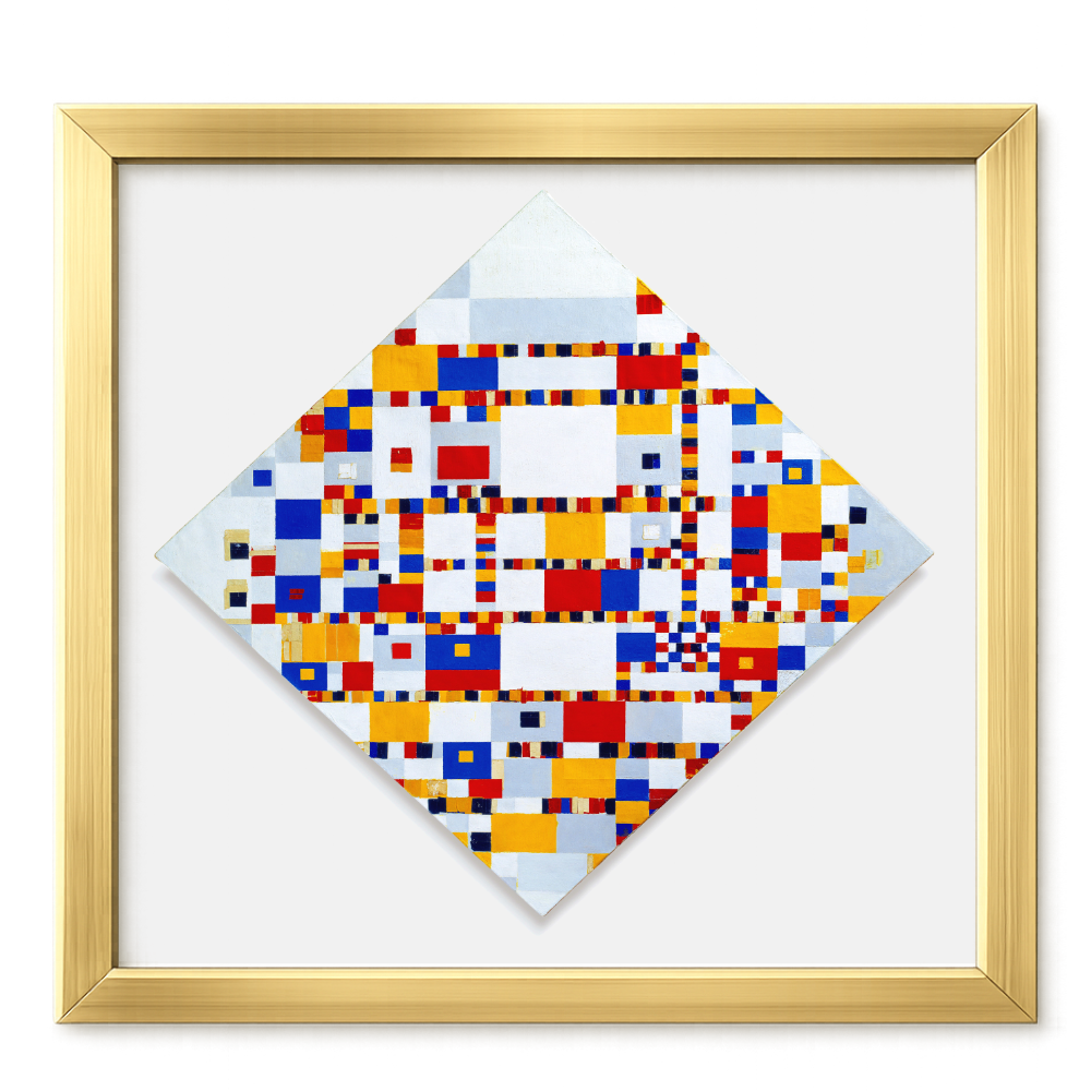 Recarga cuadrada Switch in Art impressa abstracto "Mosaico de la Armonía Moderna"