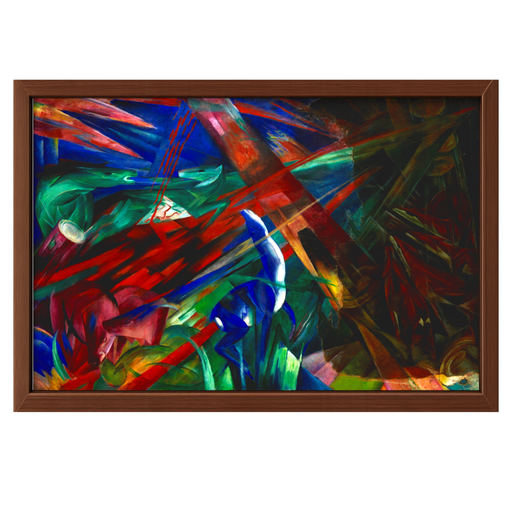 Recarga horizontal Larga Switch in Art impressa abstracto "Energía en Movimiento"