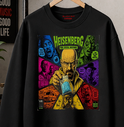 Sudadera BLACK OUT – Heisenberg | Oversize 290 g Premium