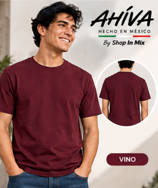 Playera Cuello Redondo Manga Corta para Caballero · 100% Algodón AC200