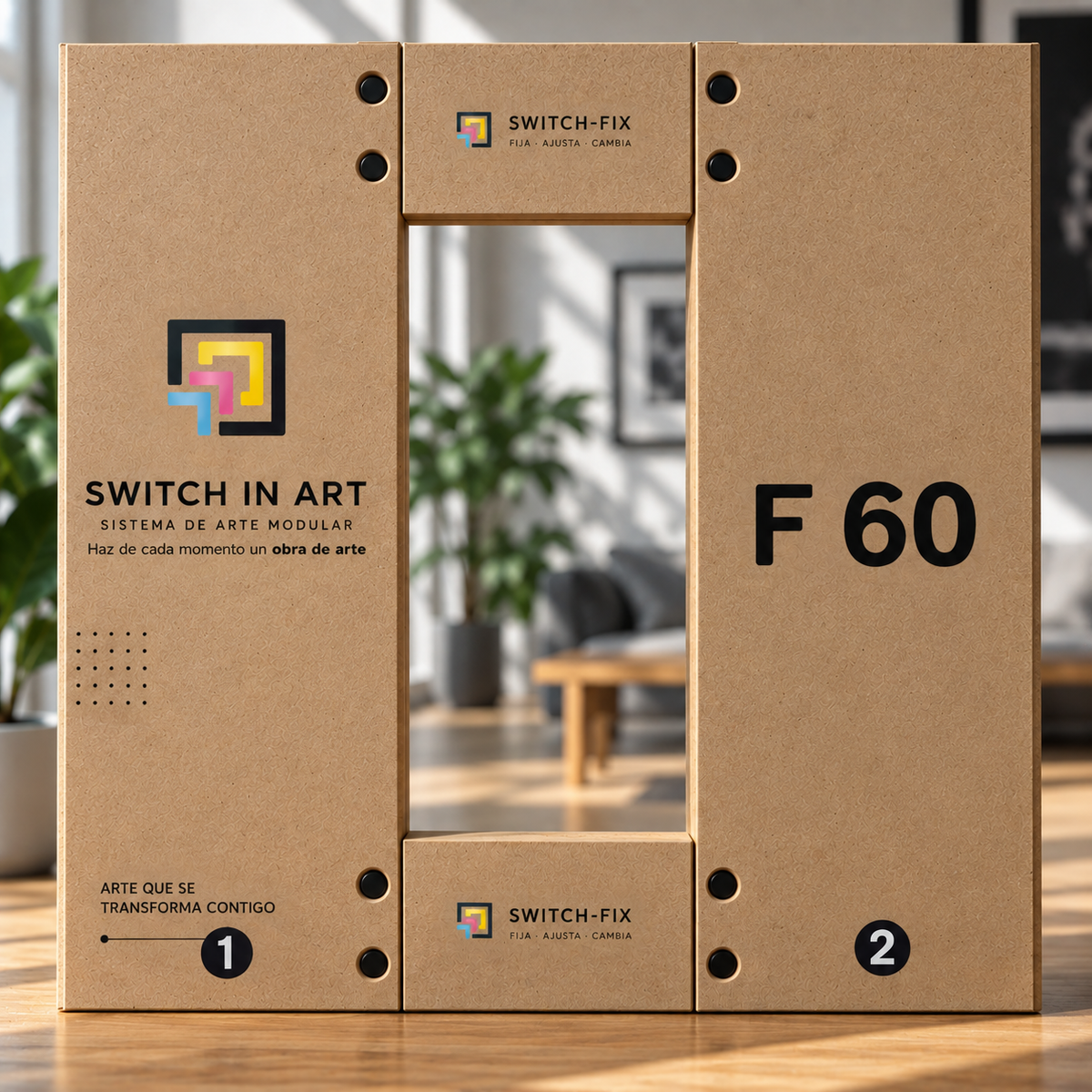 Familia F60 — Bastidor Universal Switch IN Art