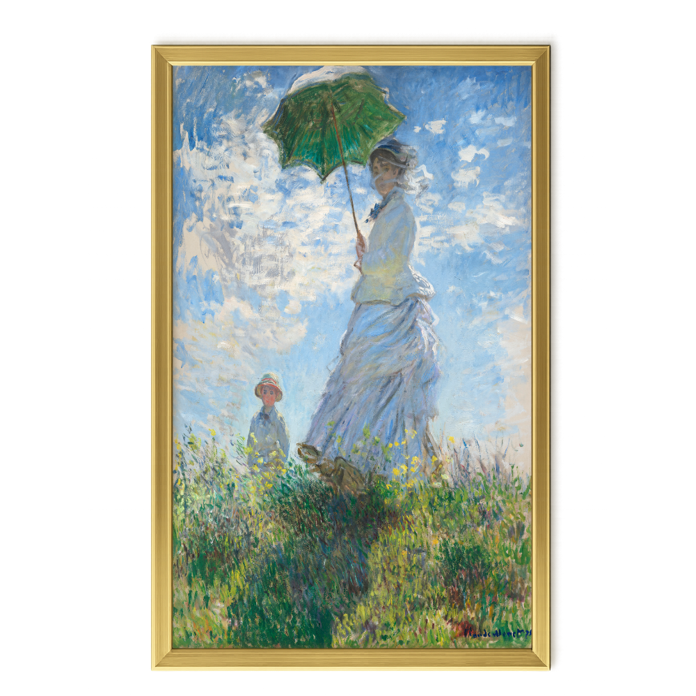Recarga vertical Larga Switch in Art impressa Claude Monet "Madame Monet y su hijo"