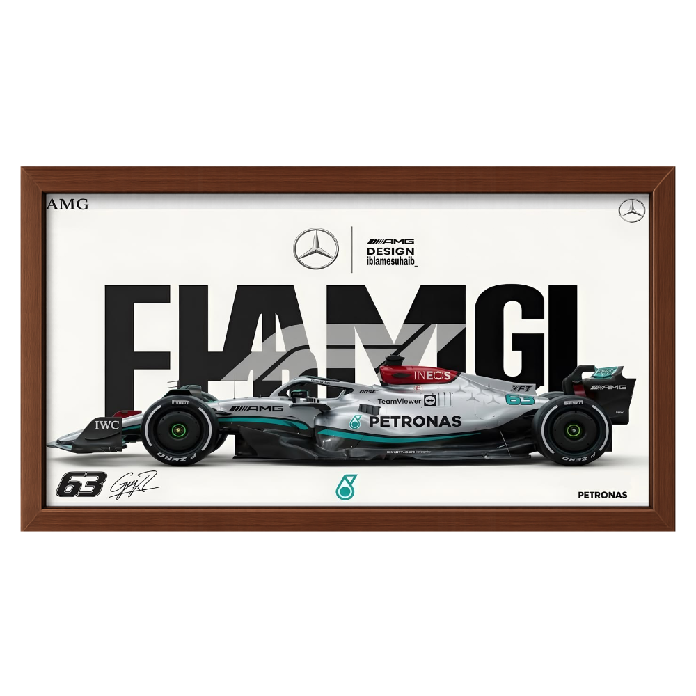 Recarga horizontal Estrecha Switch in Art impressa Formula 1 "Mercedes AMG F1: Elegancia que Conquista la Velocidad"
