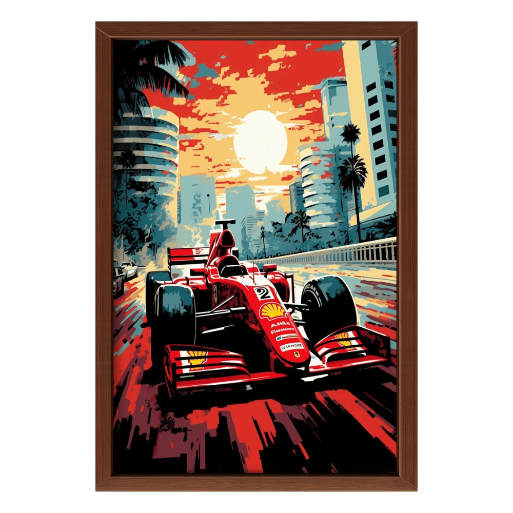 Recarga Vertical Larga Switch in Art impressa Formula 1 "Ferrari: Pasión que Desafía el Horizonte"
