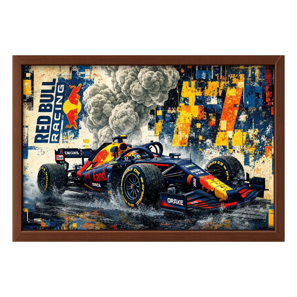 Recarga horizontal Larga Switch in Art impressa Formula 1 "Furia Red Bull: Poder en Movimiento2