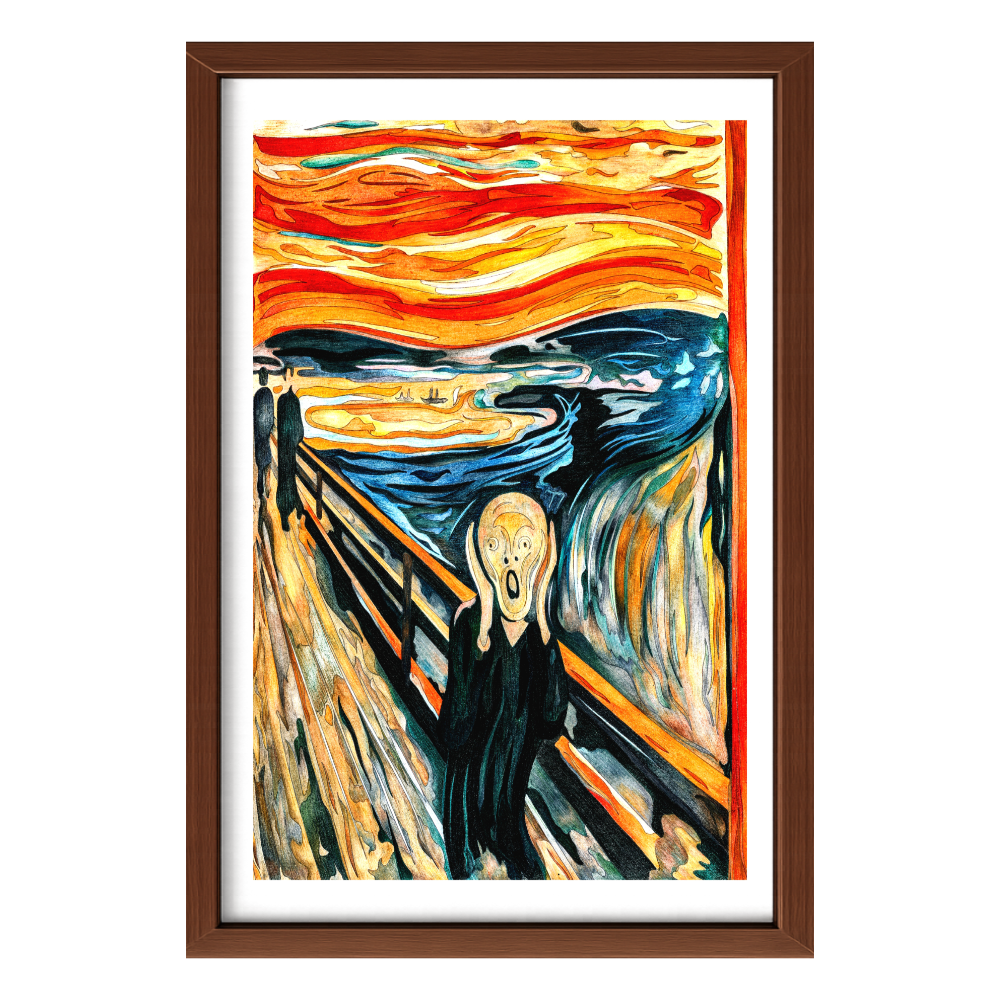 Recarga vertical Larga Switch in Art impressa Print de Galería "El grito"