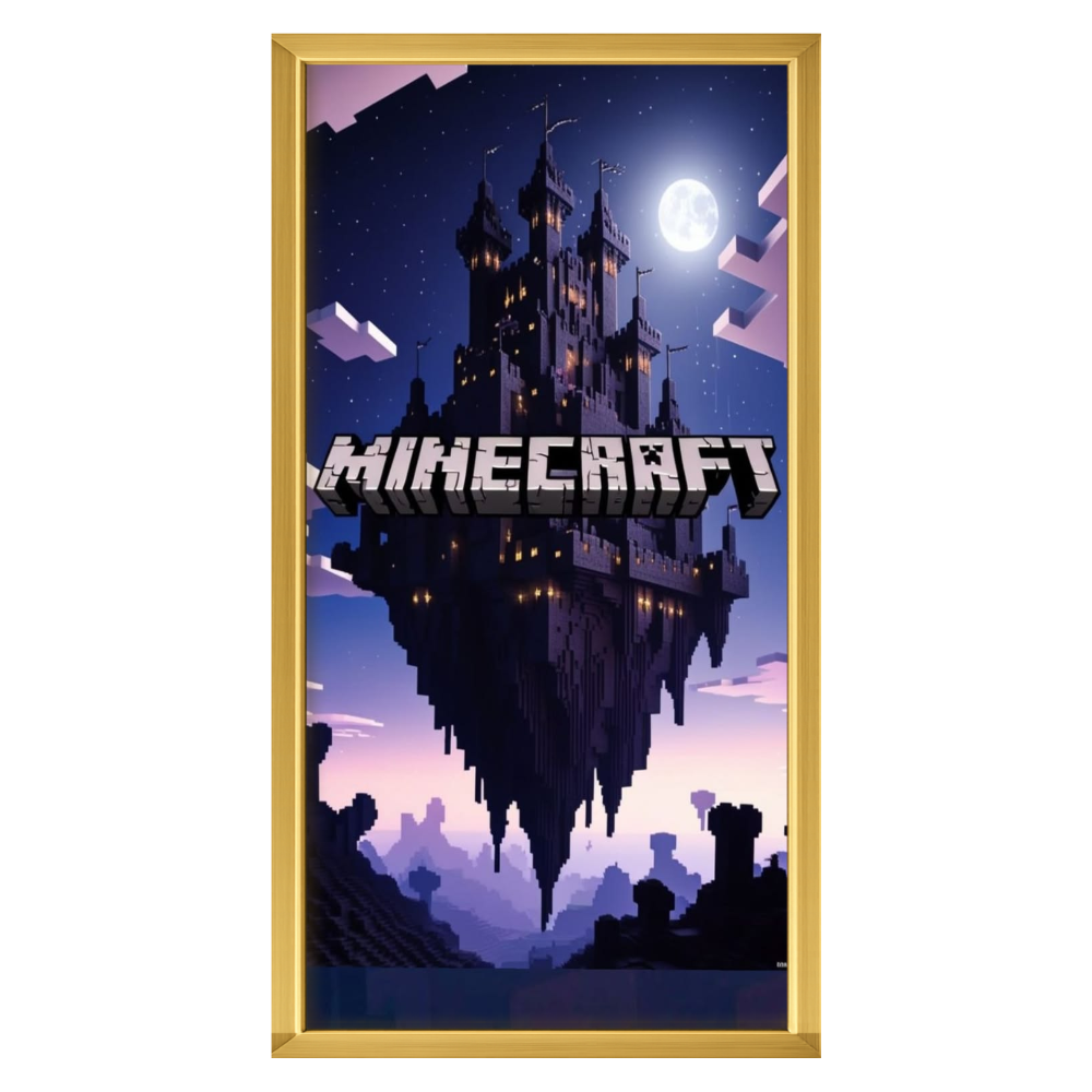 Recarga vertical Estrecha Switch in Art impressa Videojuegos"Minecraft:El castillo flotante"