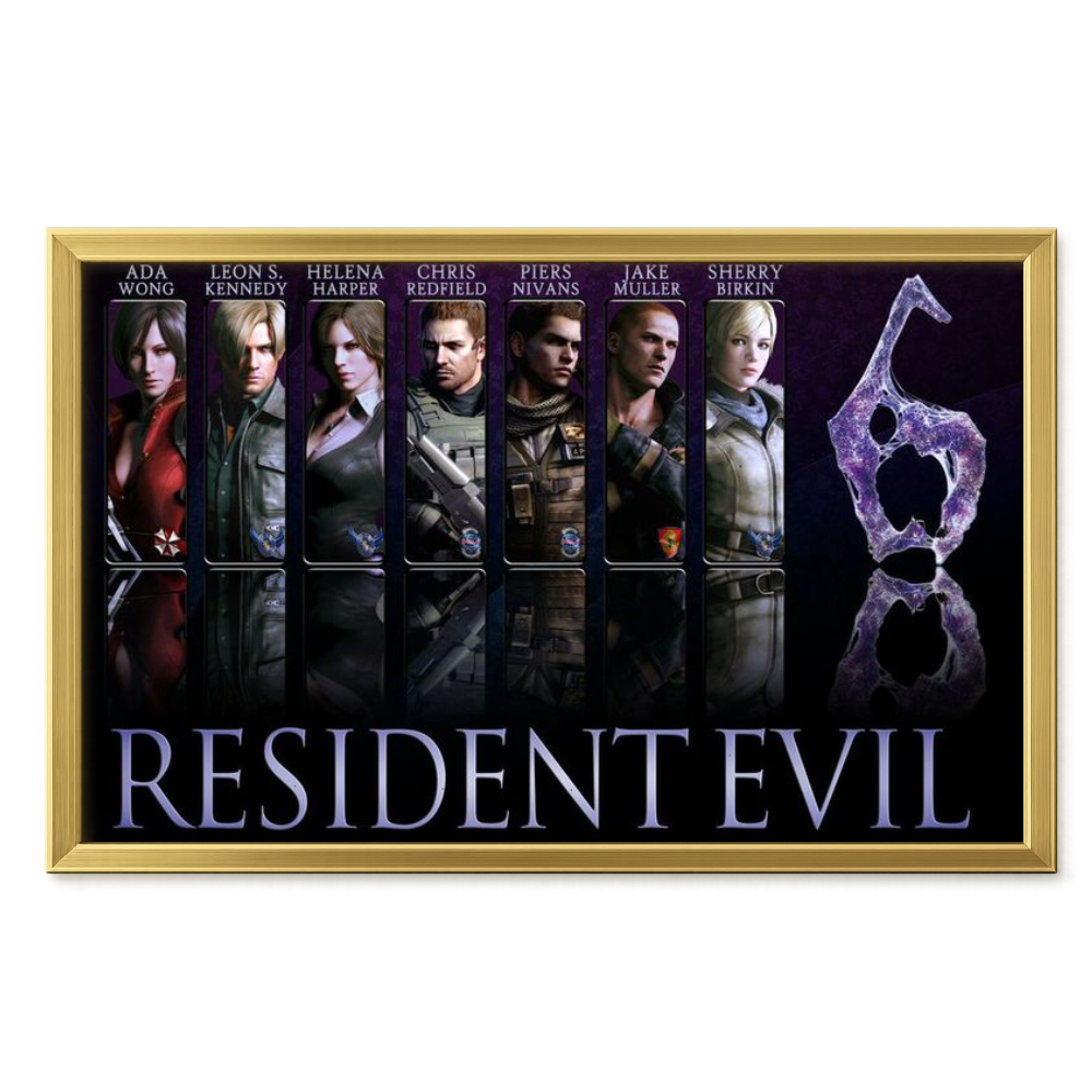 Recarga horizontal Larga Switch in Art impressa Videojuegos"Resident Evil 6"