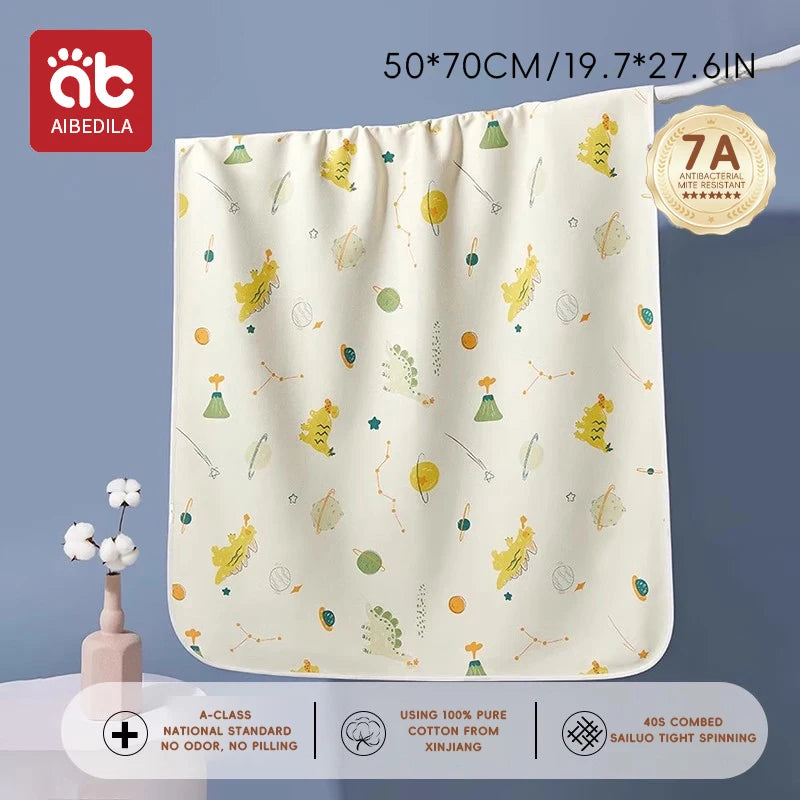 Colchón lavable impermeable, estera de orina para bebés y niños pequeños, Protector de cama de dibujos animados, ropa de cama para pañales, almohadillas para orina, tela transpirable