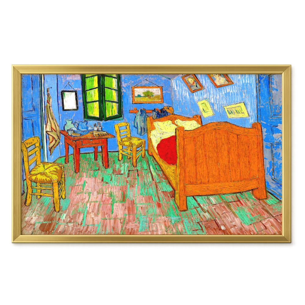Recarga horizontal Larga Switch in Art impressa Van Gogh "El dormitorio en Arlés"