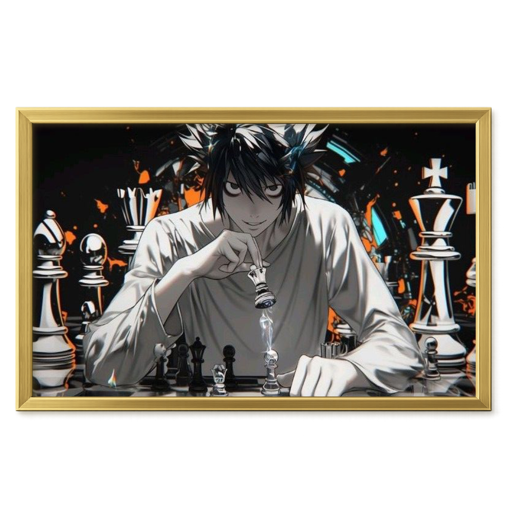 Recarga horizontal Larga Switch in Art impressa Anime"L: El maestro de la estrategia"