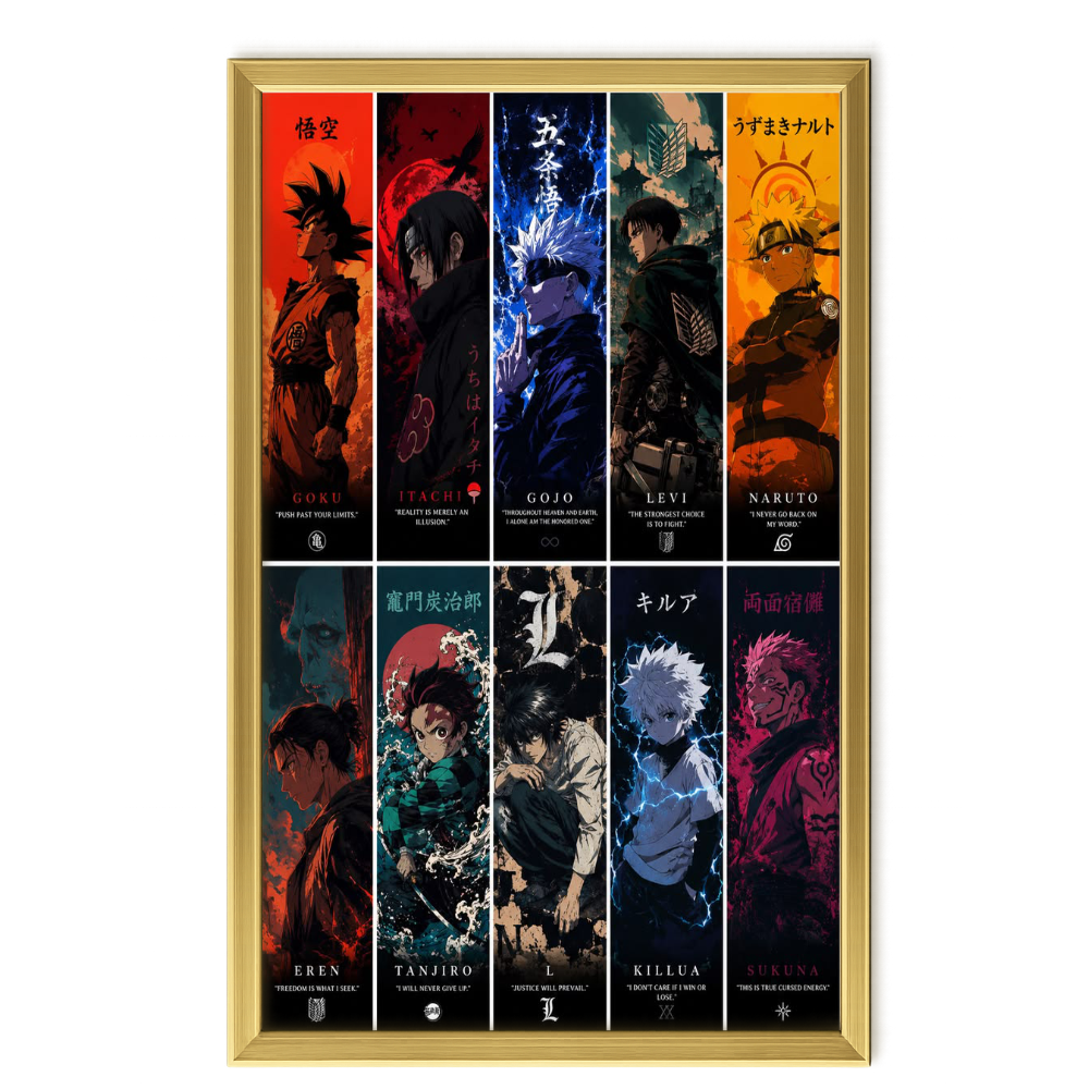 Recarga Vertical Larga Switch in Art impressa Anime"Leyendas del Anime: Héroes y Rivales Eternos"