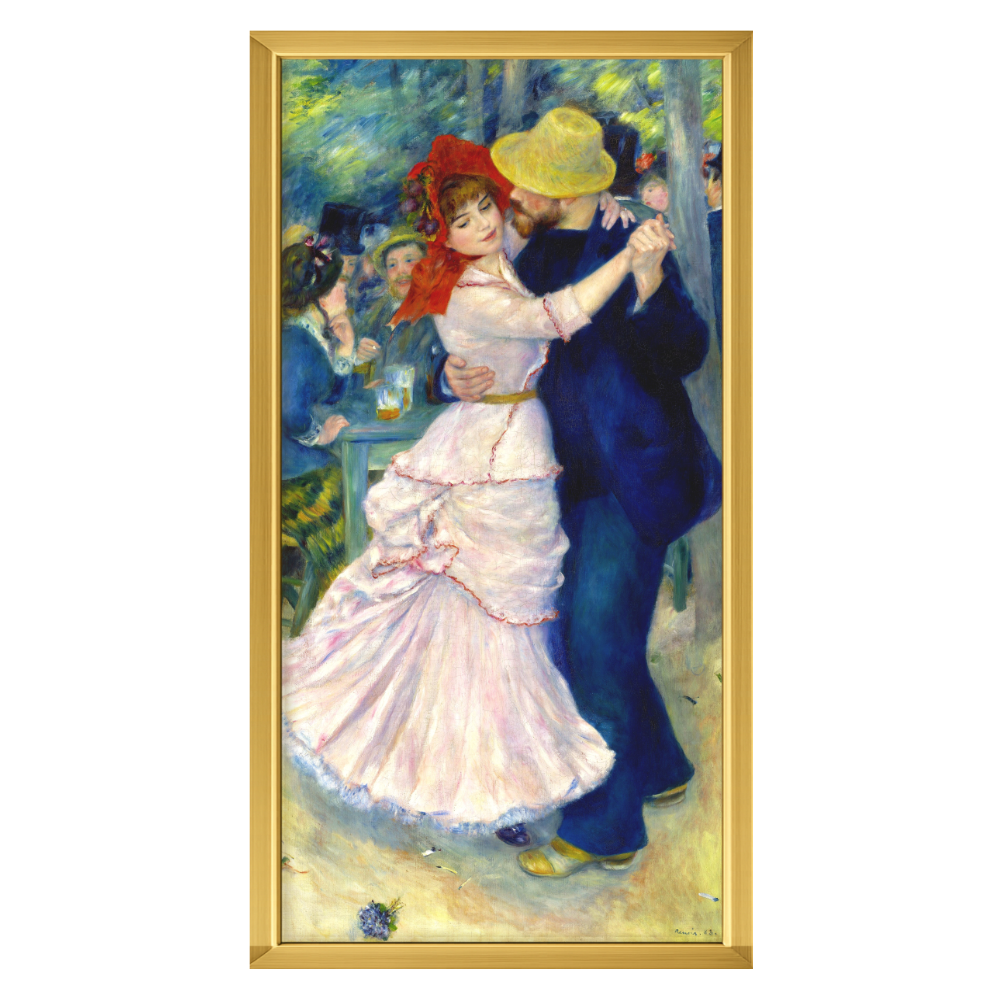 Recarga vertical Estrecha Switch in Art impressa Pierre-Auguste Renoir "Baile en el campo"
