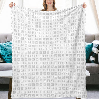 Cobija de franela ultrasuave disponible en varios tamaños