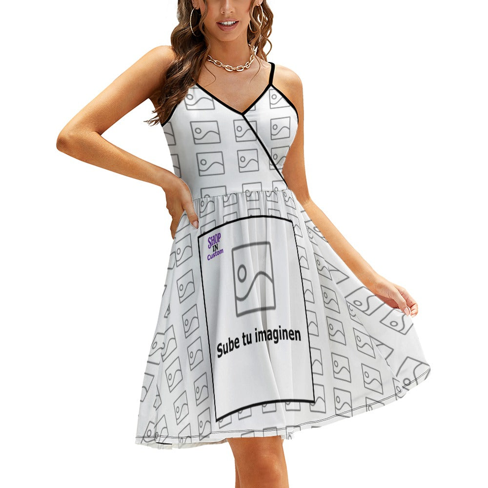 Vestido elegante de tirantes para mujer