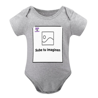 Body de Manga Corta para Bebé
