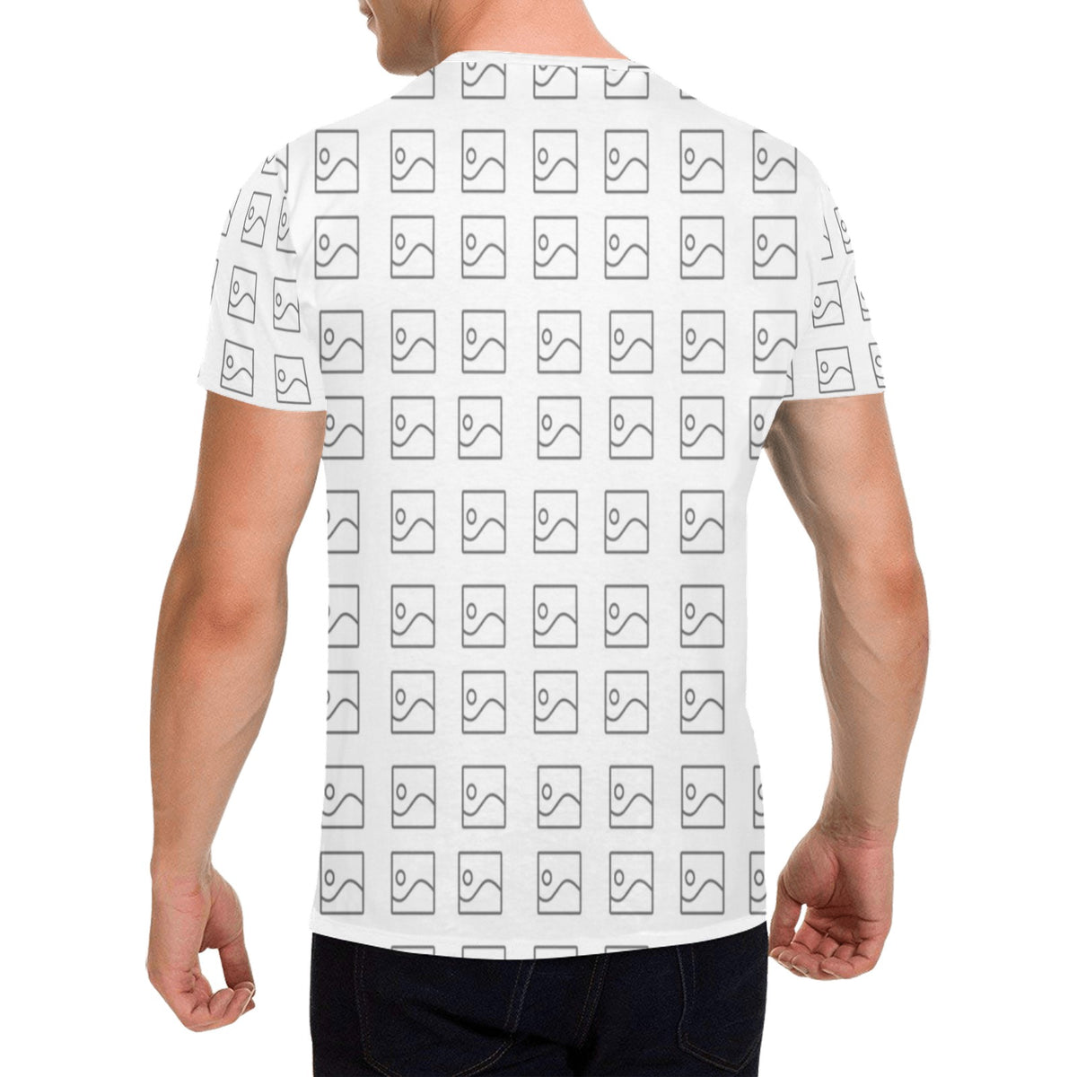 Men's All Over Print T-shirt (USA Size) (Model T40)