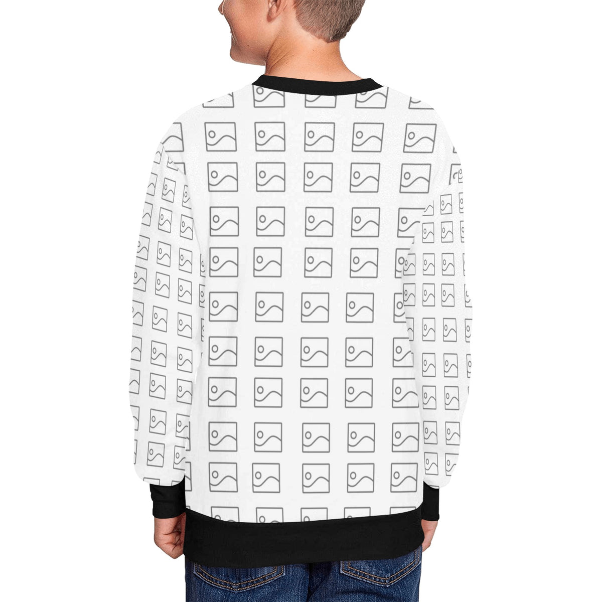 Sudadera Afelpada Infantil con Estampado Completo