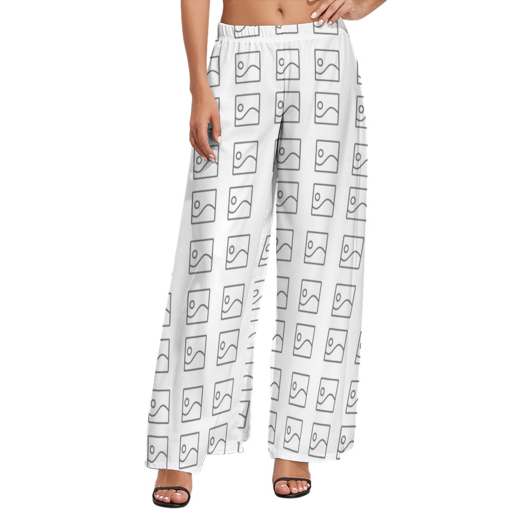 Pantalones personalizados de pierna ancha para mujer