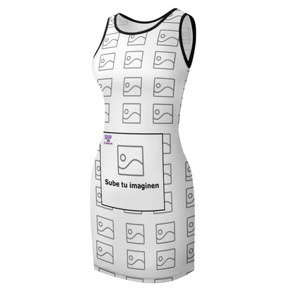 Vestido ajustado sin mangas para mujer