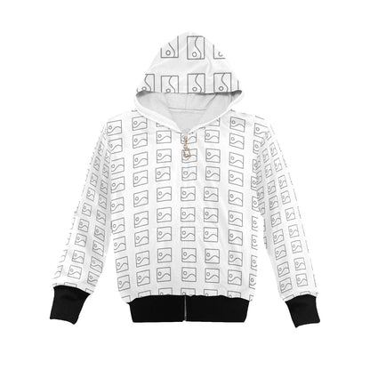 Sudadera con Capucha y Cierre para Niña Grande – Modelo H58
