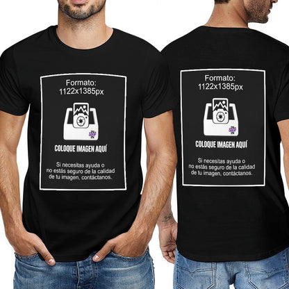 New 150g Men's  Short Sleeve T-shirt doble print