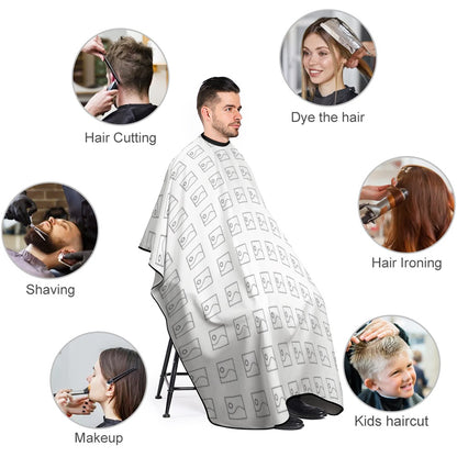 Capa de barbería personalizada para adultos