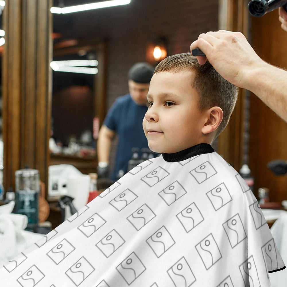 Capa infantil de barbería personalizada