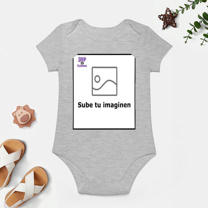 Body de Manga Corta para Bebé