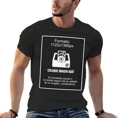 New 150g Men's  Short Sleeve T-shirt doble print