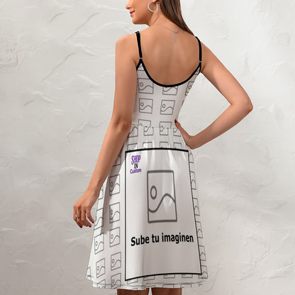 Vestido elegante de tirantes para mujer