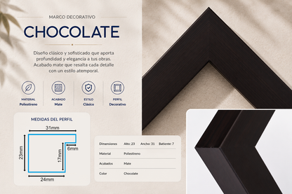 Marco Essential Colección ABC-09 Chocolate