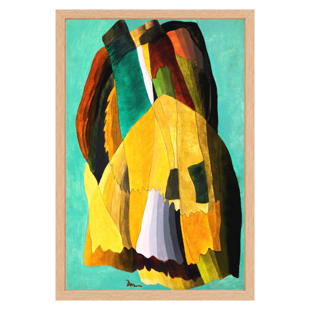 Recarga vertical Larga Switch in Art impressa abstracto "Manto de colores"
