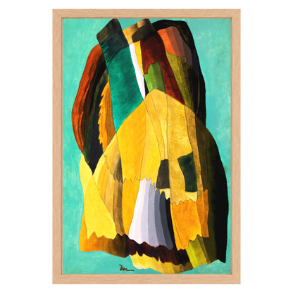 Recarga vertical Larga Switch in Art impressa abstracto "Manto de colores"
