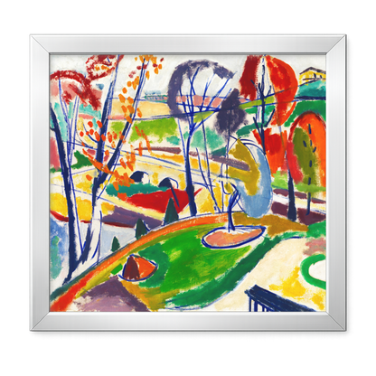 Recarga cuadrada Switch in Art impressa abstracto "Jardín de Colores en Libertad"