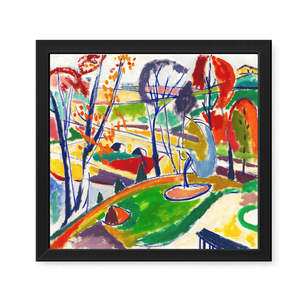 Recarga cuadrada Switch in Art impressa abstracto "Jardín de Colores en Libertad"