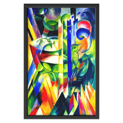 Recarga vertical Larga Switch in Art impressa abstracto "Jardín de luz y color"