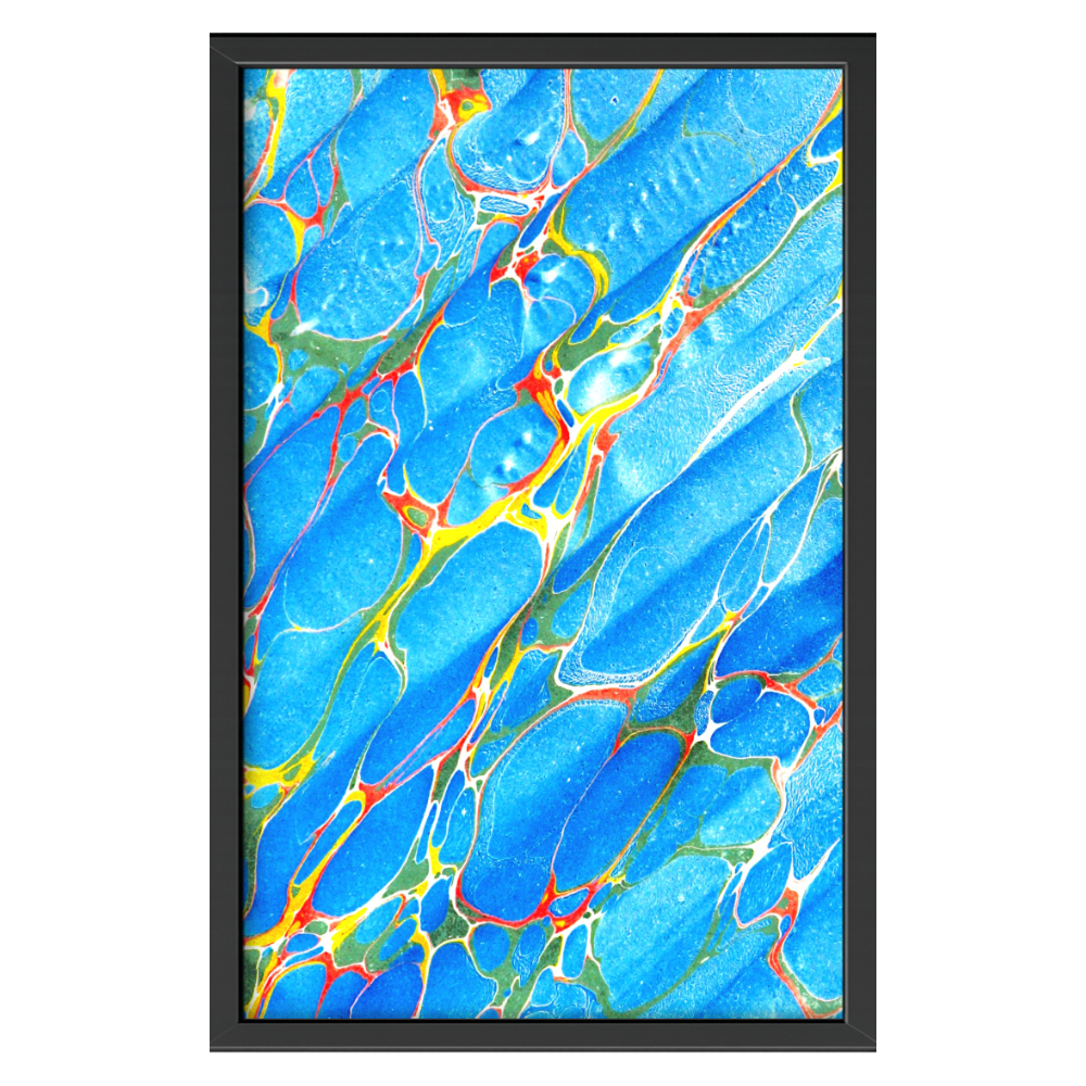 Recarga vertical Larga Switch in Art impressa abstracto "Corrientes de agua"