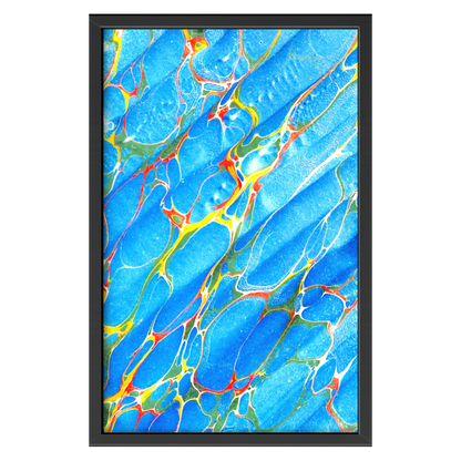 Recarga vertical Larga Switch in Art impressa abstracto "Corrientes de agua"