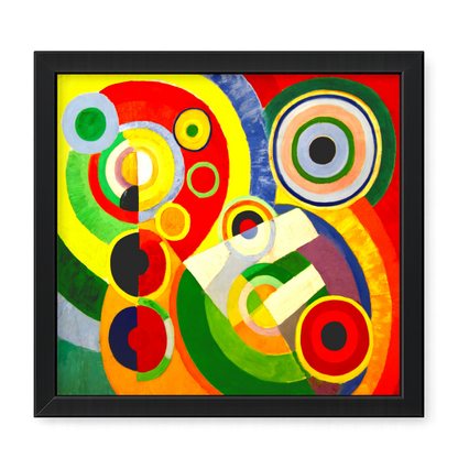 Recarga cuadrada Switch in Art impressa abstracto "Sinfonía de Círculos y Color"