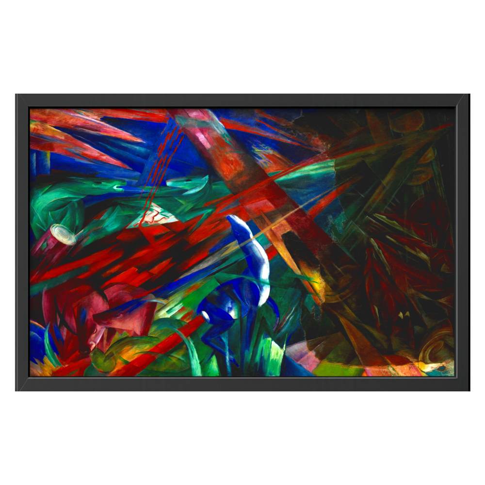 Recarga horizontal Larga Switch in Art impressa abstracto "Energía en Movimiento"
