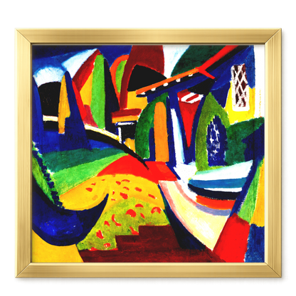 Recarga cuadrada Switch in Art impressa abstracto "Senderos de Color y Armonía"