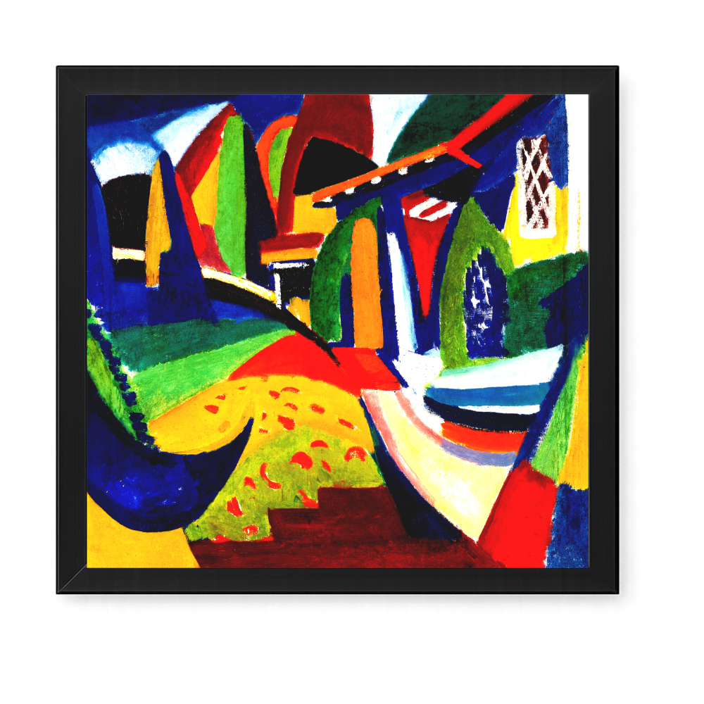 Recarga cuadrada Switch in Art impressa abstracto "Senderos de Color y Armonía"