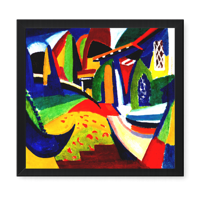 Recarga cuadrada Switch in Art impressa abstracto "Senderos de Color y Armonía"