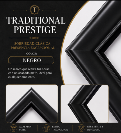 Marco Prestige Colección Traditional NEGRO TRA-39