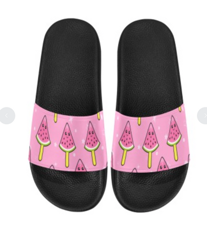 Sandalias Slide para Mujer con Estampado Completo