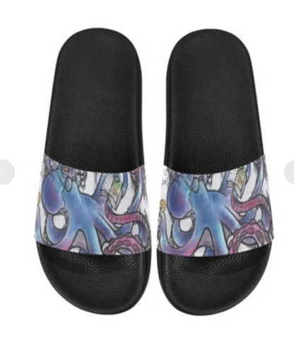 Sandalias Slide para Hombre con Estampado Completo