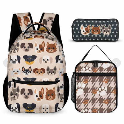 Set Escolar Infantil – Mochila, Lonchera y Estuche