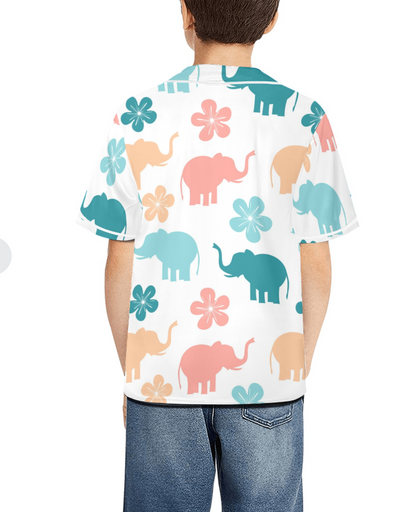 Jersey Infantil de Béisbol con Estampado Completo – Modelo T50